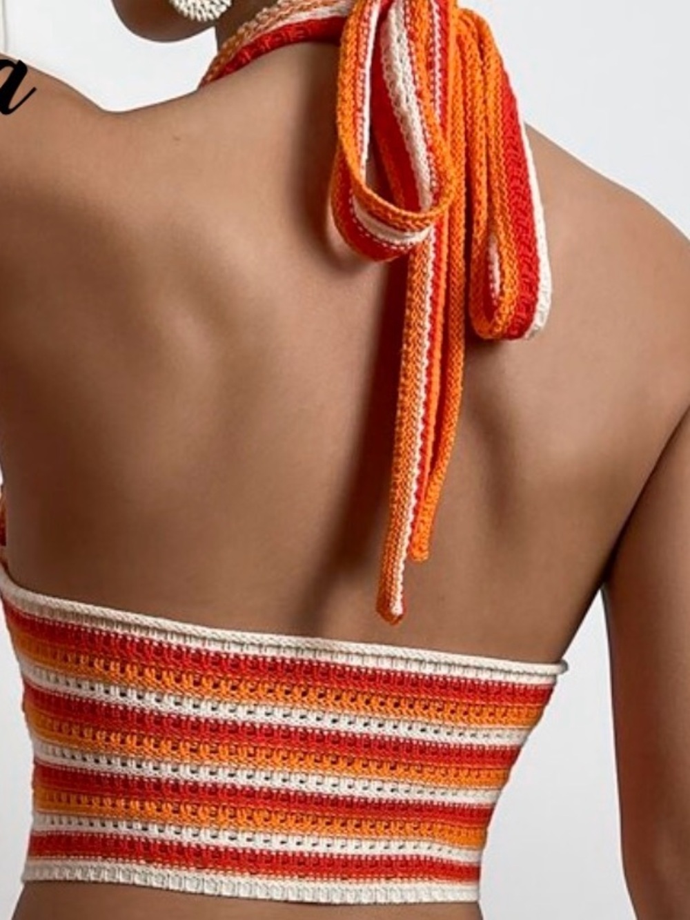 Karol G inspired Crochet Halter Top - Picture 3 of 3